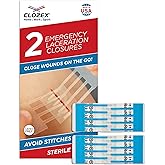 Clozex Emergency Laceration Closures - Repair Wounds Without Stitches. FDA Cleared Skin Closure Device for 2 Individual Wound
