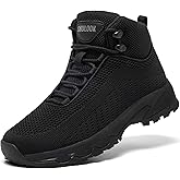 SHULOOK Non Slip Work Boots Women Slip Resistant Comfortable Mesh Kitchen Chef Shoes for Restaurant Food Service Lightweight Walking Shoes Ankle Support,Black