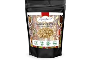 Ramaroma Coriander Seeds Whole (Dhania), Indian Spice 16 oz (453g) ~ All Natural | Gluten Friendly | NON-GMO | Vegan | Indian Origin,