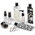 Kitsch Travel Bottles for Toiletries - Travel Essentials & Basics - Refillable, Leak-Proof Travel Size Containers, Essentials