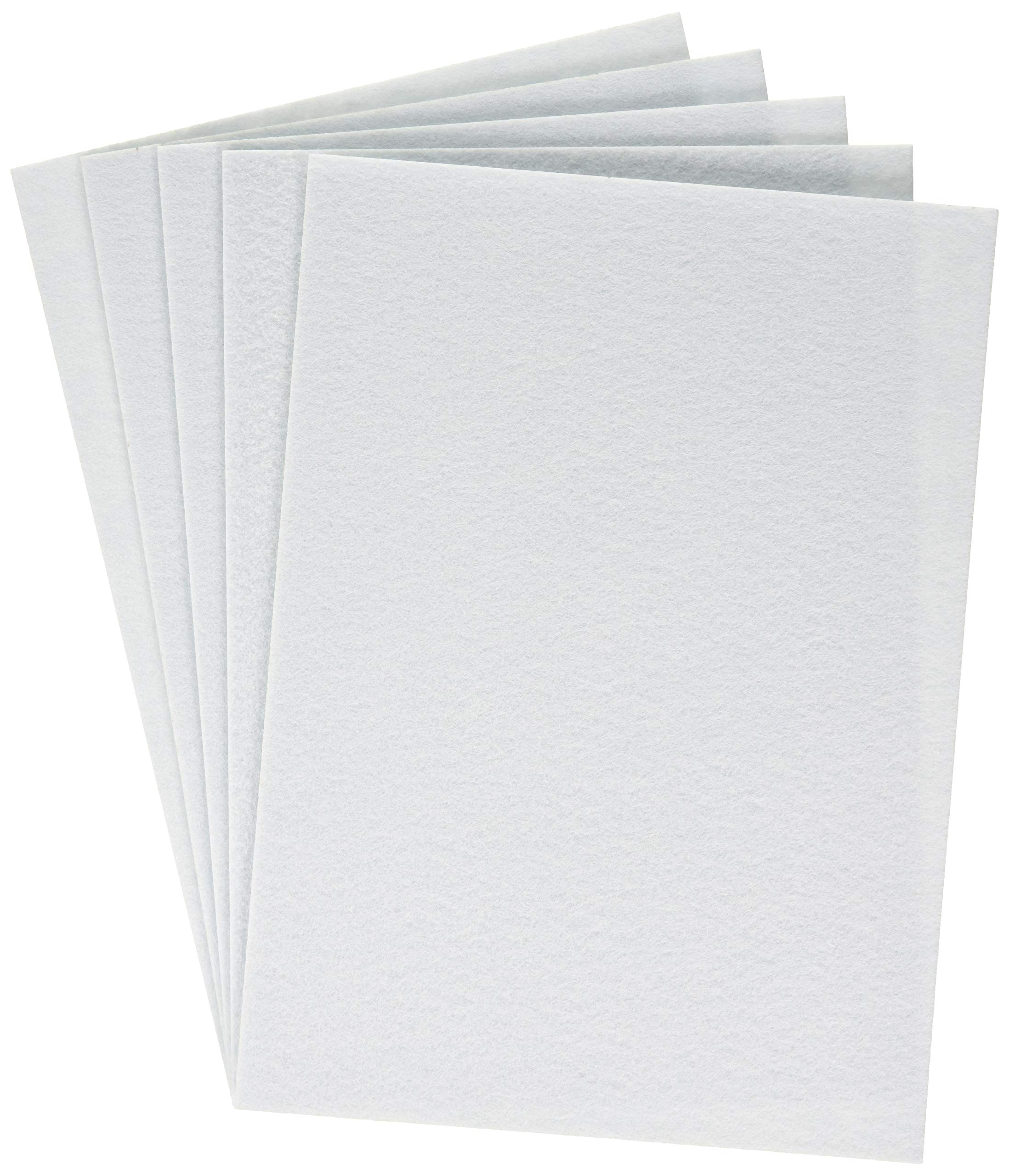 Couture Creations CO727346 5 x sheets of felt in a very pale blue colour ,A4