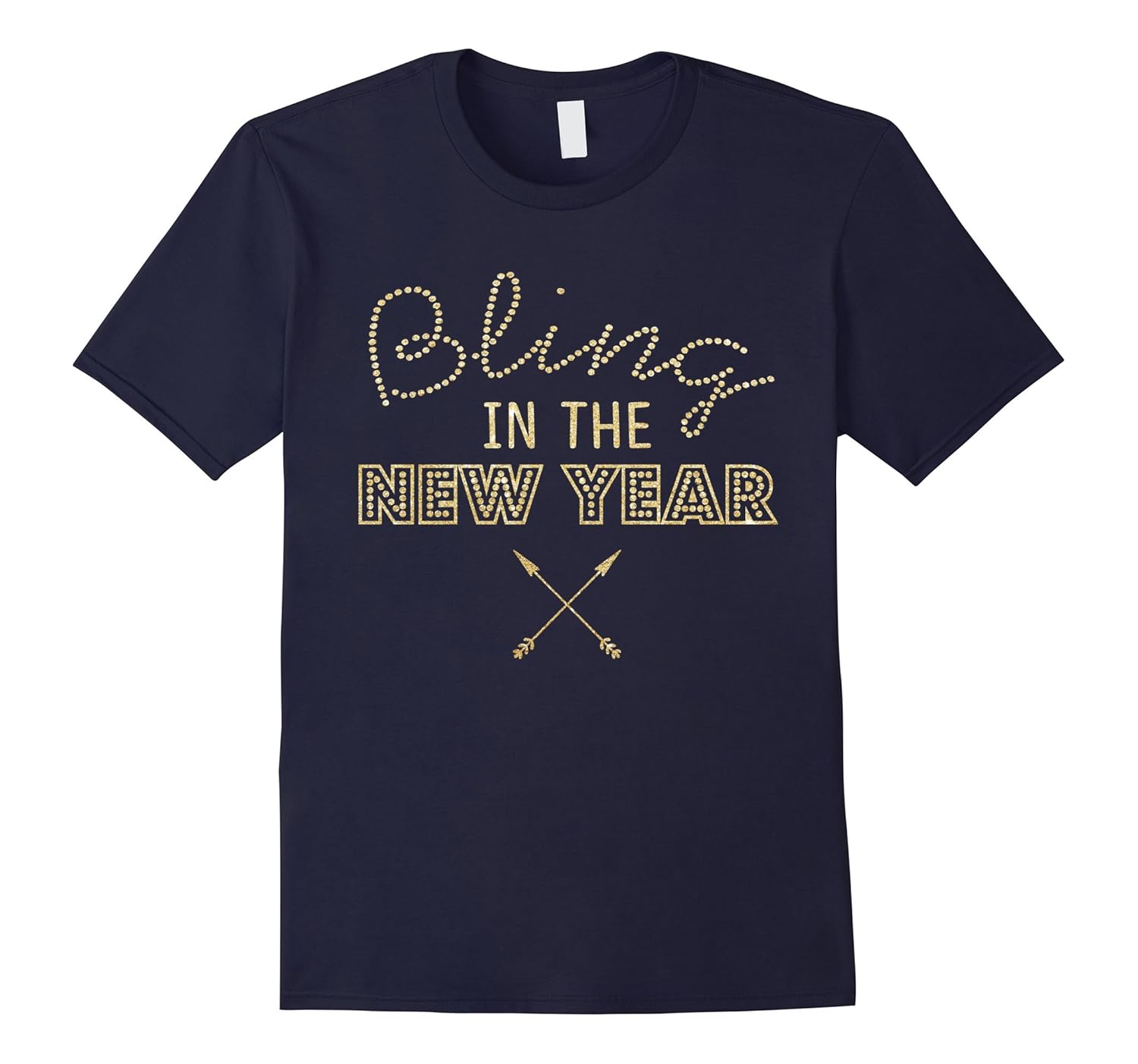 Bling in the New Year Eve Cheer 2018 Happy Countdown T shirt-ANZ