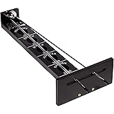 WE Games Shoot The Moon - Solid Wood, Black Stained, 18 Inch - Retro Ball & Rod Tabletop Game for Adults and Family Fun, Clas