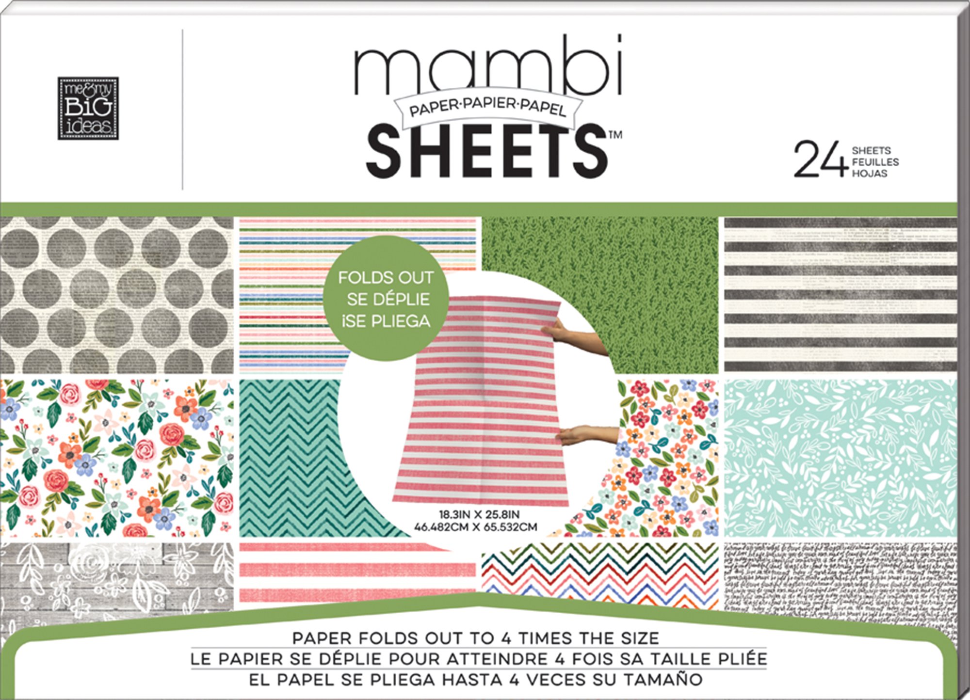 Me & My Big Ideas Expandable Paper Pad Nature Walk-Horizontal, Multi-Colour, 23.8 x 32.7 x 1.1 cm