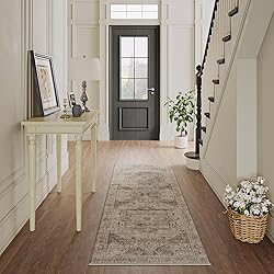 PureCozy Vintage Runner Rug 2x6 Hallway Bedroom Rug