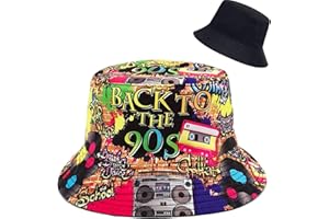 XYIYI Cute Bucket Hat Beach Fisherman Hats for Women, Reversible Double-Side-Wear