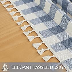Softalker Checkered Tablecloth Rectangle, Heavy
