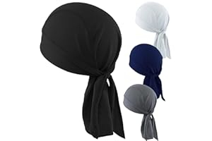 OutdoorEssentials Cooling Helmet Liner - Motorcycle Headwraps for Men - Do Rag Bandanas for Men - Bandana Skull Cap Biker Cap