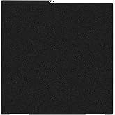 HzdaDeve 430X430MM for Kobra 3 Max Combo Double Sided Textured Build Plate PEI Sheet Heated Bed Spring Steel Flexible Platform for Anycubic Printer (Black)