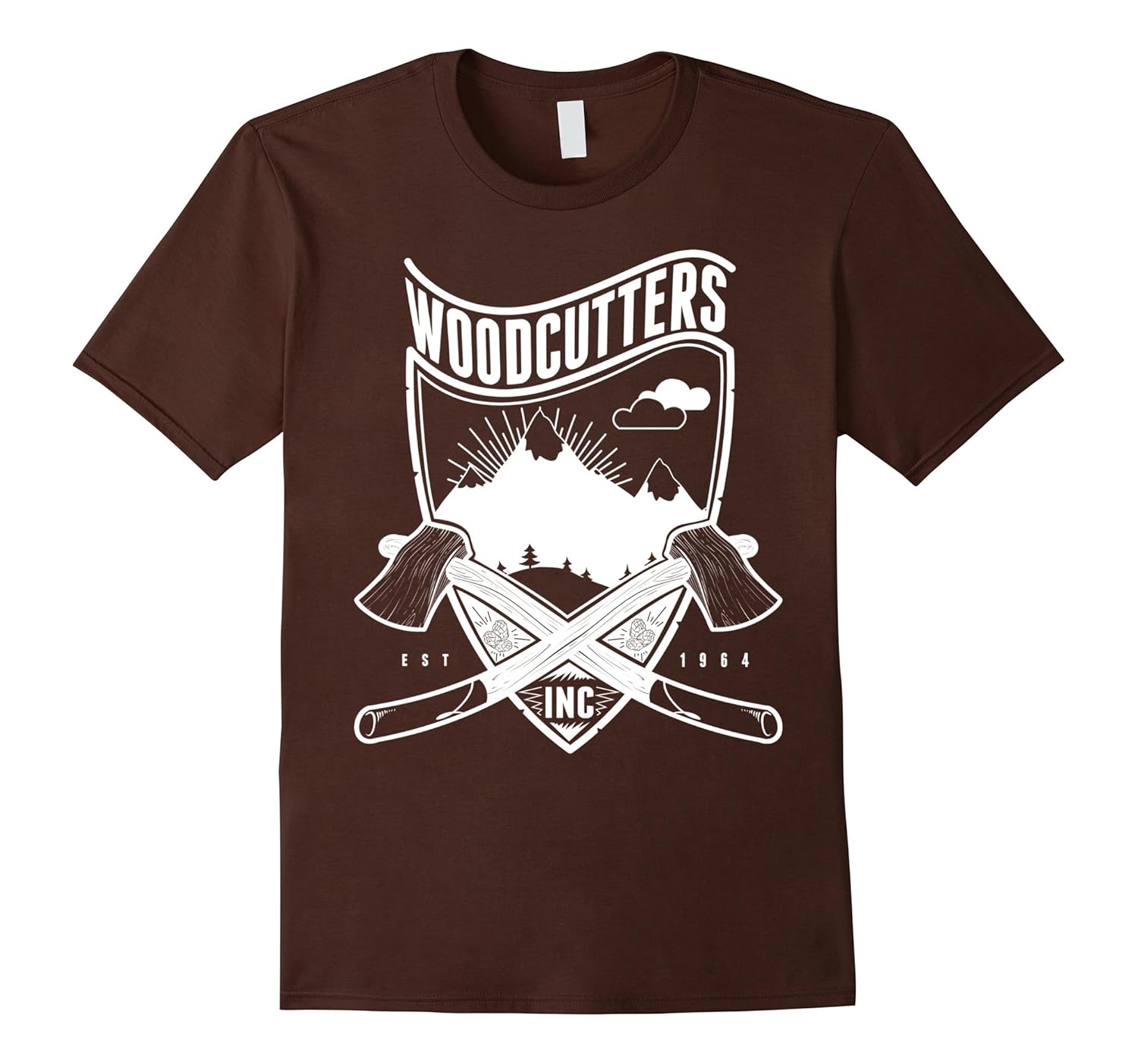 Woodcutter 1964 Lumberjack Forest Axe Tshirt-anz