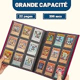 Lictin Trading Cards Album 396 Pocket Binder 22 Pages 18 Pockets Red view 2