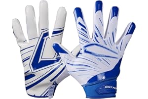 Cutters Football Gloves - Game Day Football Receiver Gloves with High Tack Silicone Grip, Superior Support and Protection
