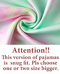 Dolphin&Fish Kids Short Pjs Girls Summer Pajamas