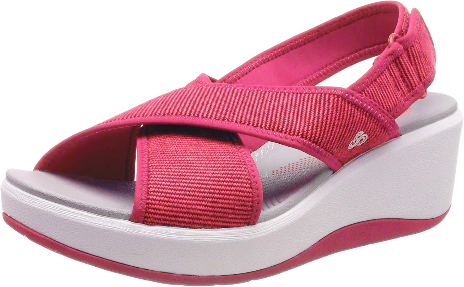 clarks wedge sneakers