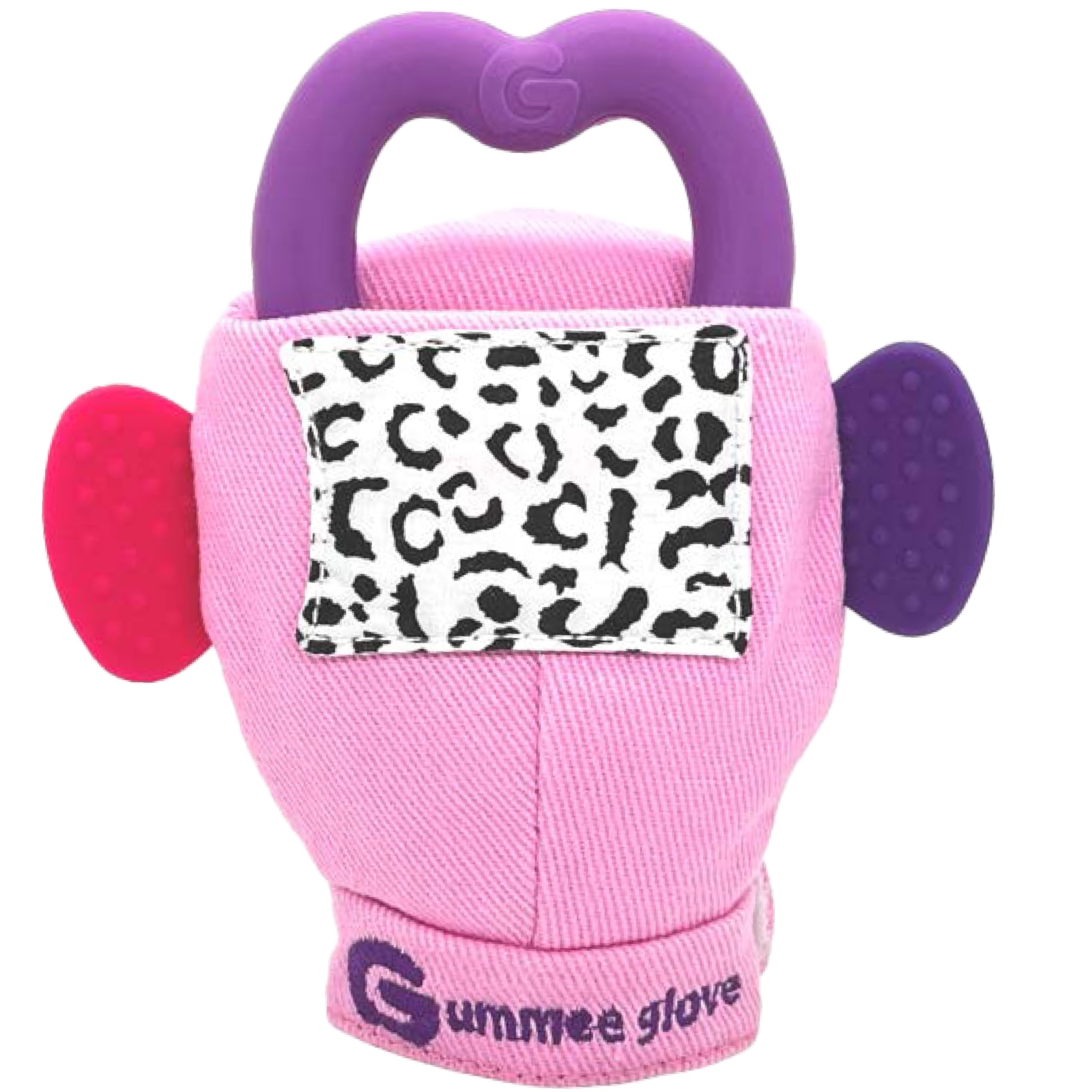Gummee Glove Baby Teething Mitten - Detachable Teether - Teething Glove 3-6 Months - Teething Mitten for Babies - Teether Toys - Baby Gifts Toys