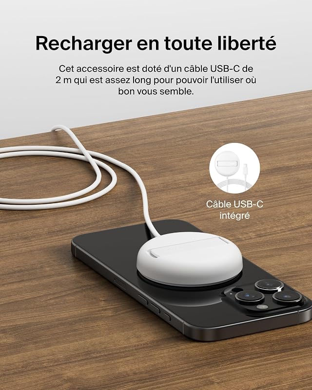 BoostCharge Pro Socle De Recharge Magnétique 15 W avec Support