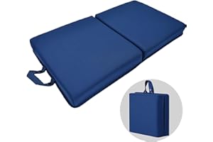OFiSEXPT Garden Kneeling Pad,Bath Kneeler Pad,Memory Foam Knee Cushions for Gardening, Extra Thick Knee Pad, Water Resistant Prayer Pillow for Work, Yoga, Physical Therapy (Blue)