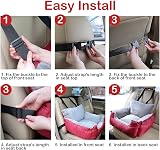 GoFirst Dog Car Seat Small Dogs Cats Booster With Storage Red view 6