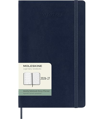 Amazon.com : Moleskine 2026-27 18-Month Daily Planner, Large