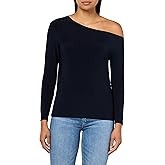 Norma Kamali Women's Long Sleeve Drop Shoulder Top (24)