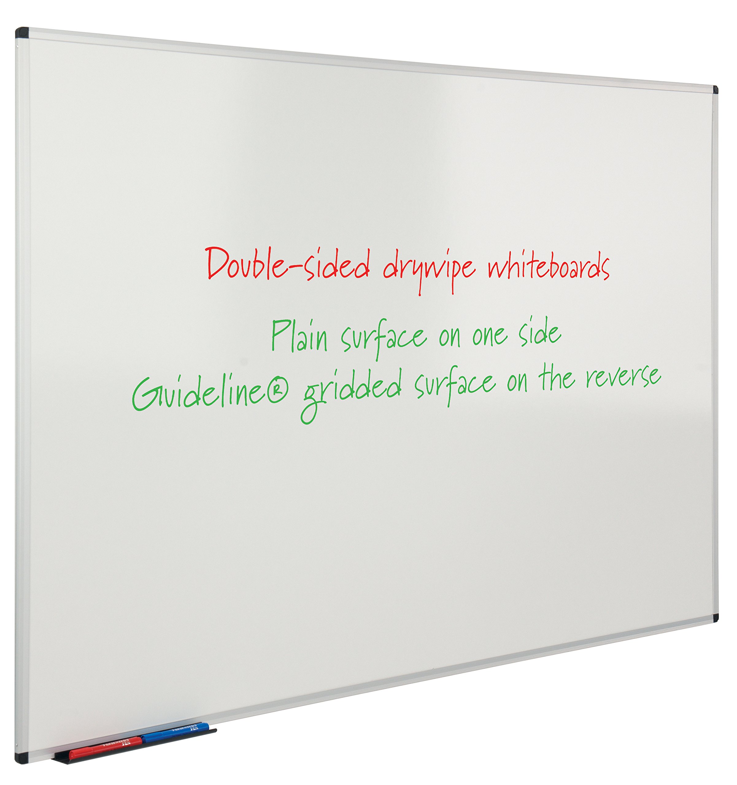 Metroplan Write-on Dual Faced whiteboard - 450mm x 600mm