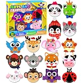 16 Pack Arts and Crafts for Kids Toddler DIY Animal Paper Plate Art Gifts