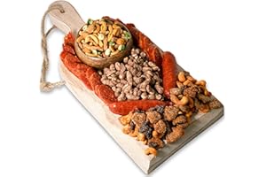 DAMN, MAN SNACKS GUYS LOVE Meat and Nuts Gift for Men, Women - Chorizo Sausage and 3 Gourmet Nut Varieties, Christmas Gift for Men, Women, Dad, Stocking Stuffer, Birthday Box, Care Package, Snack Food, Charcuterie Food Item