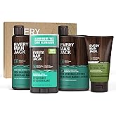 Every Man Jack Men's Bath and Body Gift Set - Sea Minerals + Citron Scent - Clean Ingredients - Includes Hydrating Body Wash, 2-in-1 Shampoo, Aluminum-free Deodorant & Face Wash