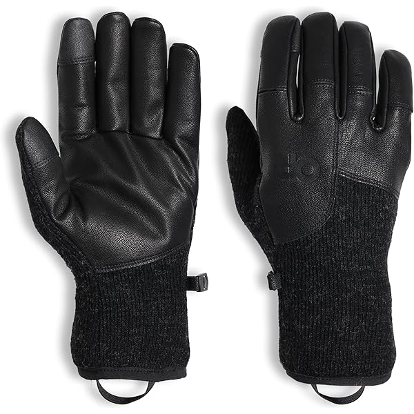 Outdoor Research Dames Flurry Sensor Handschoenen Liners, Zwart, M