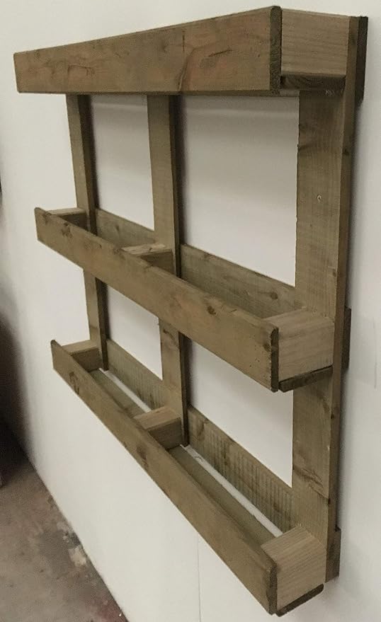 AD servicios Huerto Urbano Vertical Estilo Palet de Madera tratada ...