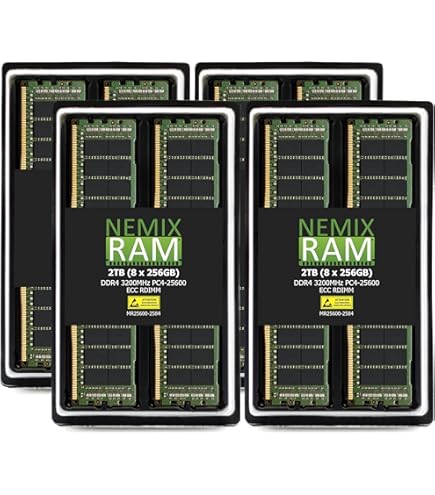 Amazon.com: NEMIX RAM 512GB (8X64GB) DDR5 5600MHZ PC5-44800 2Rx4
