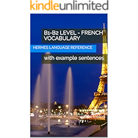 B1-B2 level - French Vocabulary: with example sentences (French Edition) book cover