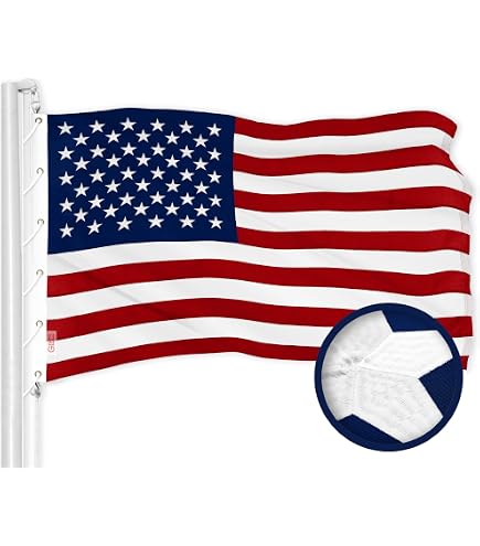 Annin Flagmakers Amerikanische Flagge – Nylon, 15,2 X 2,5 M, Genäht In Den USA