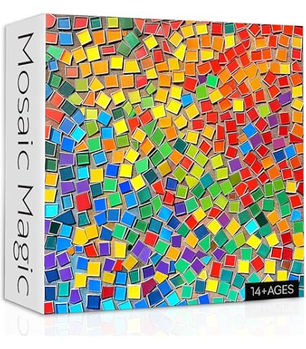 MOSAIC ART JIGSAW PUZZLE 1000ピース Amazon.com: Ensky One Piece Mosaic Art 1000 Piece Jigsaw