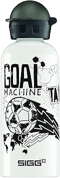 SIGG Football Team, Kinderflasche, Auslaufsicher, BPA Frei, Aluminium, Blau - 0.6L