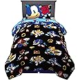 Sonic the Hedgehog Anime Kids Super Soft Comforter and Sheet Set, 4 Piece Twin Size by Franco