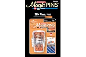 Taylor Seville Originals Comfort Grip Silk Fine Magic Pins-Sewing and Quilting Supplies and Notions-Sewing Notions-100 Count