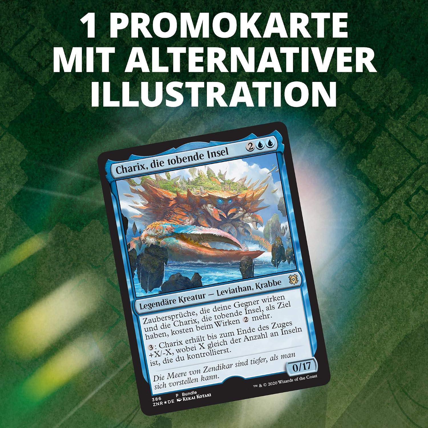 Magic The Gathering Zendikars Renewal Bundle 10 Draft Booster Packs & Accessories (German Version), Multi-coloured, Standard - Image 5