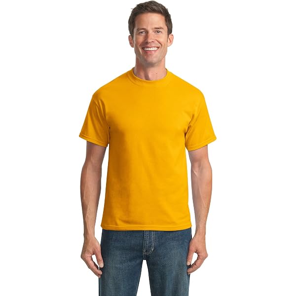 50/50 Ultra Blend T-Shirt – Sand Color, Medium, Moisture-Wicking Tee - View #7