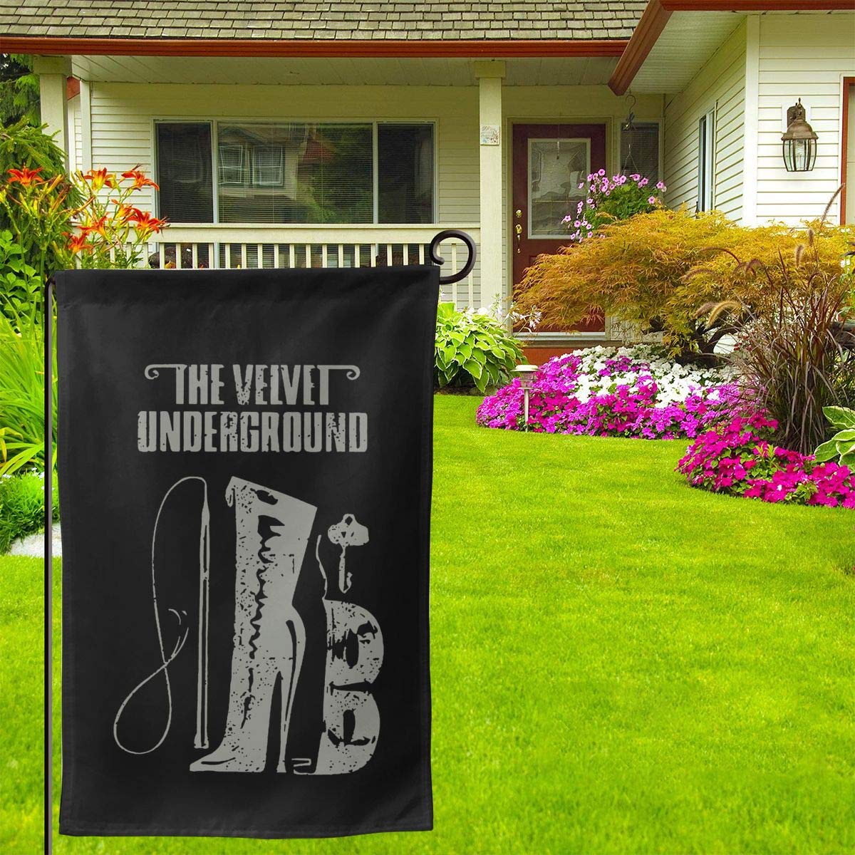 Amazon Com Sunmoonet Garden Flag The Velvet Underground Home
