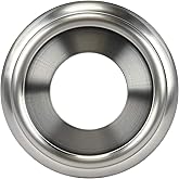 DANCO Decorative Metal Tub Spout Remodeling Cover Ring, Brushed Nickel, 2-1/2-Inch ID and 3-3/4-Inch OD (10008)