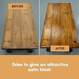 Furniture Clinic Natural Wood Wax & Polish 250ml Beeswax Carnauba Orange Oil view 4