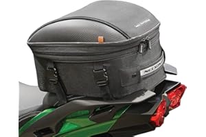 NELSON-RIGG Nelson Rigg CL-1060-ST2 Black Commuter Tour Motorcycle Tail Bag