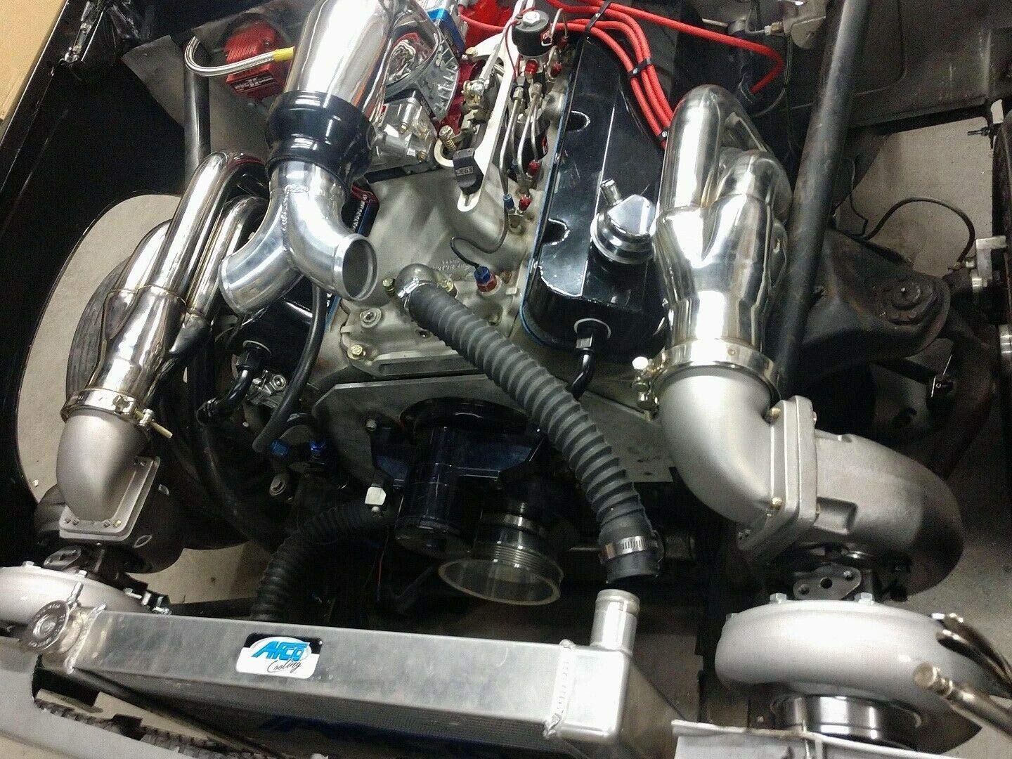 Bbc Big Block Chevy V Band 3 5 Ss Turbo Headers Pair Stainless