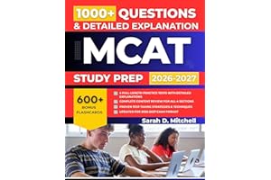 MCAT Exam Prep 2026-2027 : Complete Review and Preparation Guide with 4 Full-Length Practice Tests, 1,000+ Practice Questions