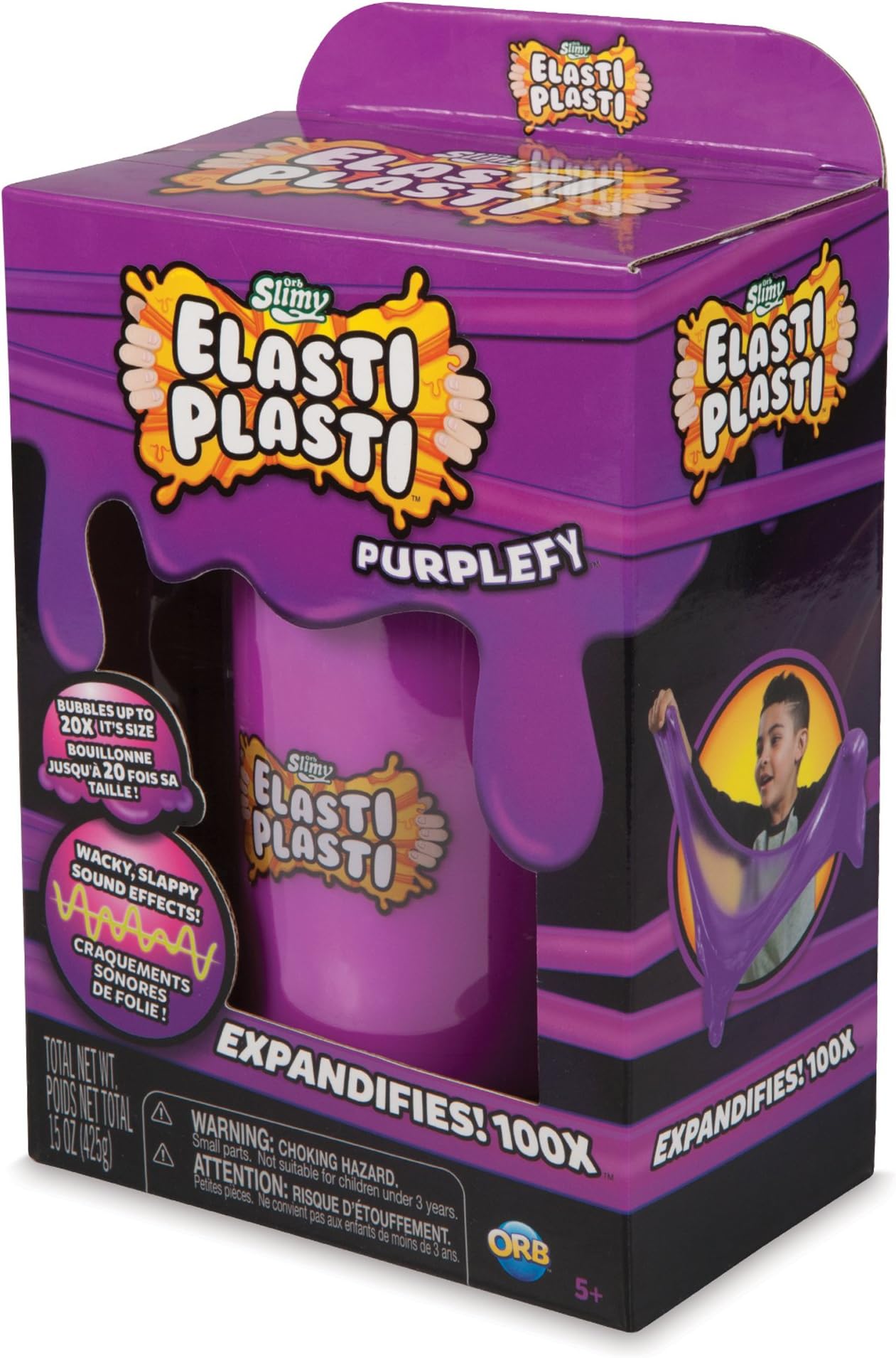 ORB 86831-00-79390 Squeeze Toy, Violet, One Size