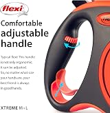 flexi Xtreme Tape Leash 5 M Up To 35 kg Black/Orange Retractable view 6