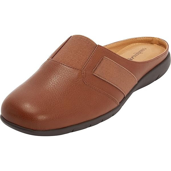 Amazon.com | SoftWalk Womens Addie Cognac 5 M (B) | Mules & Clogs