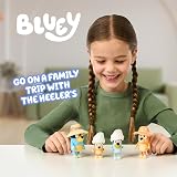 Bluey Family Figures Trip Pack of 4 Articulated Toys Bandit Chilli Bingo view 2
