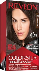 Revlon Colorsilk Beautiful Color Hair Dye Brown Black 1 Count